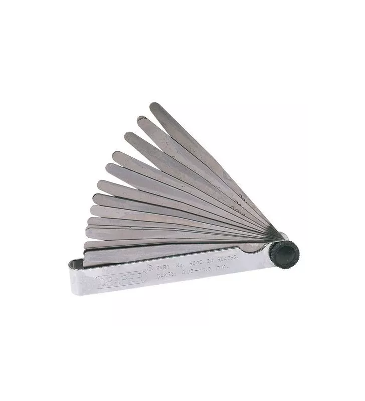 Jauge d'épaisseur 20 lames 0,05 - 1mm Longueur 100 mm