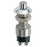 Bouton / Intérrupteur Poussoir Chromé 30A