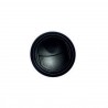 Bouche d'aération 2 volets 63mm noir