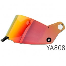 Visière STILO Iridium Rouge Foncé Casque ST5