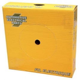 Cable / Fil Electrique 1mm² - 50m Noir