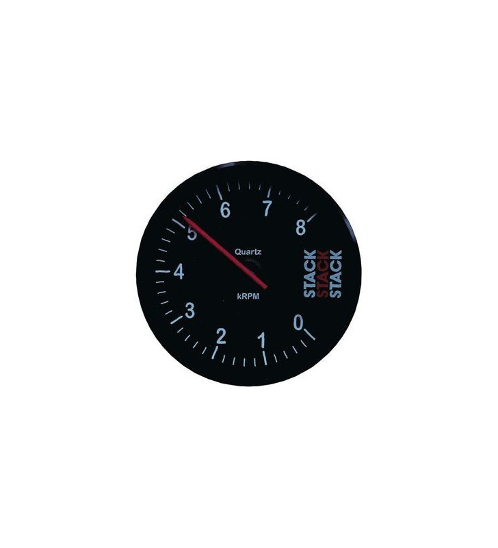 Compte Tours Stack Clubman 0-8 Diamètre 80 Noir