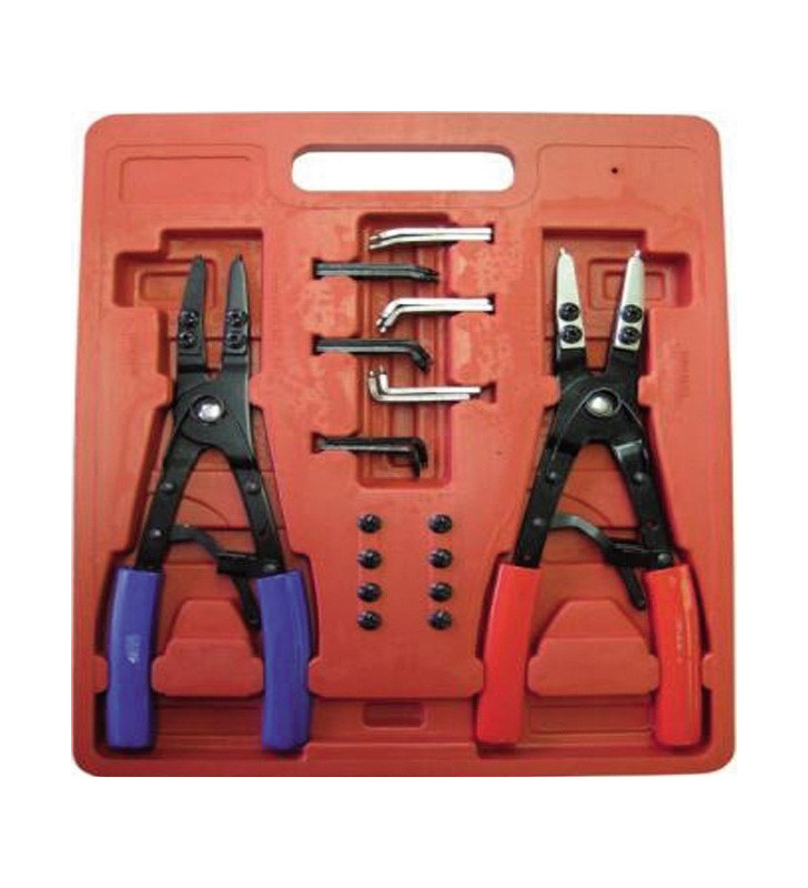 Coffret Pinces Circlips Interne et Externe avec Embouts