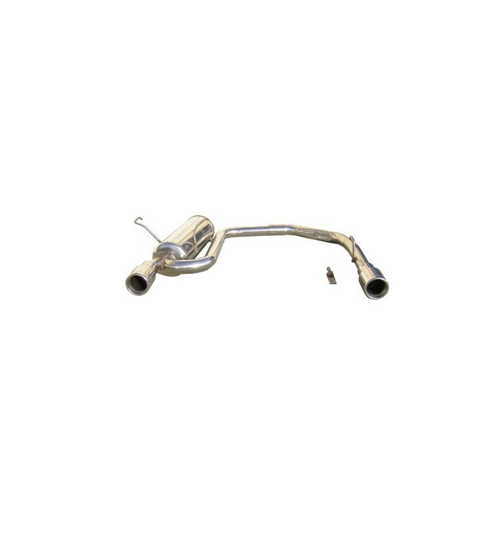 Sortie Duplex Inox RMS Peugeot 106 1.6 16v 1x80mm