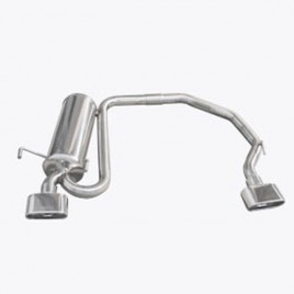 Silencieux duplex inox RMS Peugeot 306 1.6 XS 1x Oblique Long