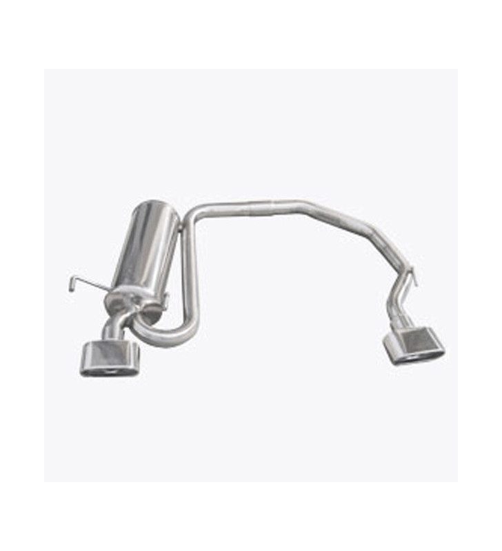 Silencieux duplex inox RMS Peugeot 306 1.6 XS 1x Oblique Long