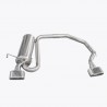 Silencieux duplex inox RMS Peugeot 306 1.6 XS 1x Oblique Long
