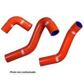 Durites Turbo Samco Subaru Impreza STI 2006-2008 rouge x3